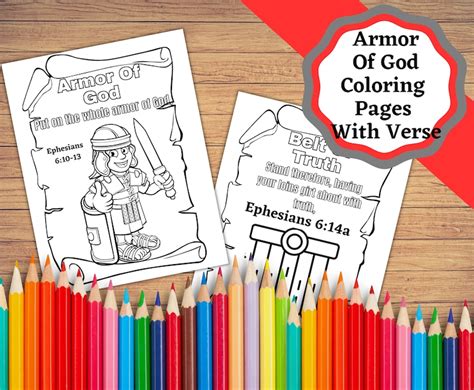 Printable Coloring Pages For The Armor Of God Armor Of God Coloring Pages For Lesson Ephesians