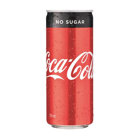 Coca Cola No Sugar Soft Drink Can 250ml Artofit