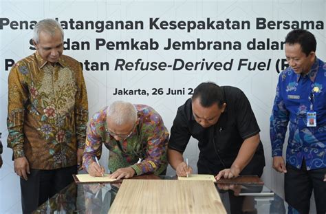 sbi jalin kerja sama  pemkab jembrana  manfaatkan rdf