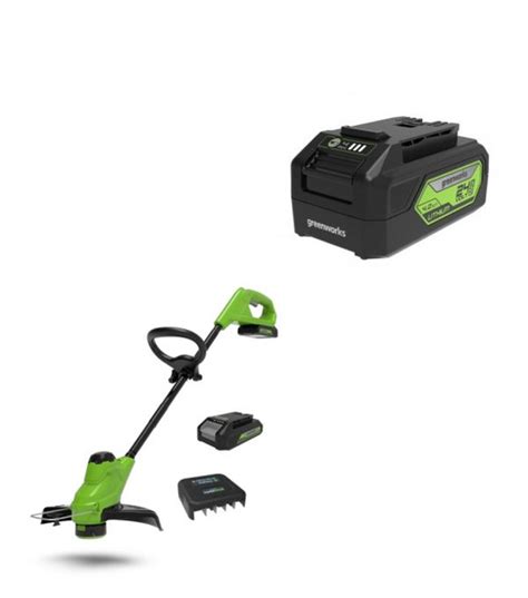 Триммер аккумуляторный GREENWORKS G24LT25K2+Аккумулятор GREENWORKS ...