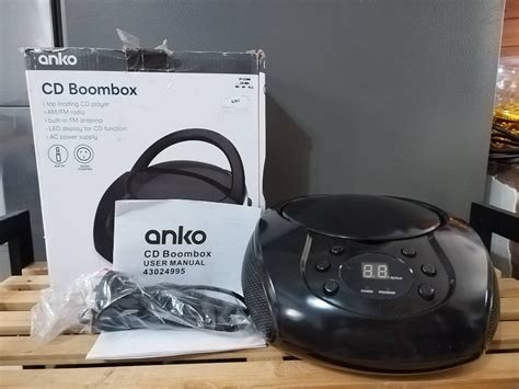 cd boombox radio audio portable  players  carousell
