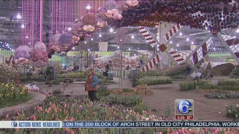 Last-minute preps underway ahead of Philadelphia Flower Show - 6abc ...