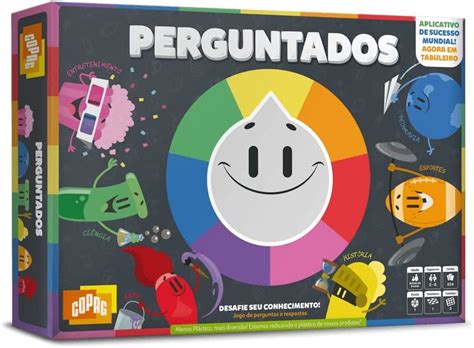 Jogo De Tabuleiro De Perguntas - Jogo Perguntados Jogo de Tabuleiro de Perguntas e Respostas Brinquedo ...