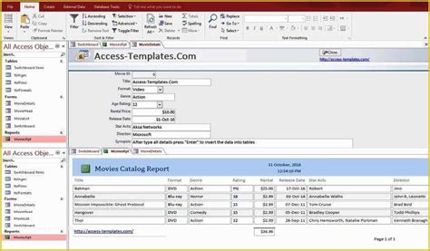 Ms Access Free Database Templates Of 51 Microsoft Access Templates ...