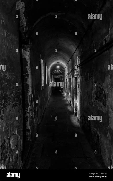 Creepy Corridor Black And White Stock Photos And Images Alamy