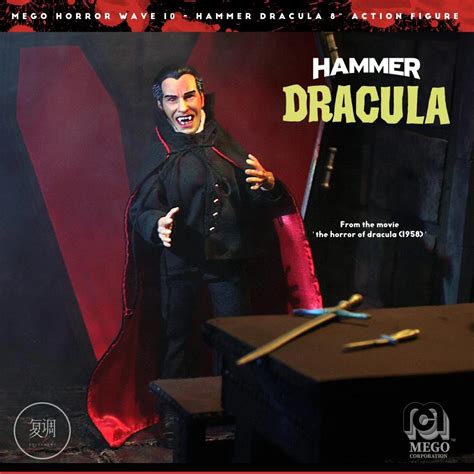 Mego Universal Monsters Horror Vampire Hammer Dracula Film Action