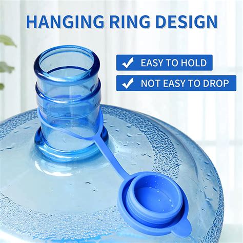 Amazon Hot Selling Gallon Silicone Reusable Water Jug Plug Caps Non