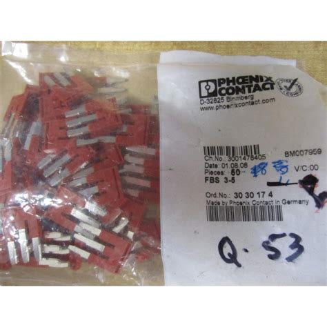 Phoenix Contact FBS 3-5 Bridge FBS35 (Pack of 50) - Mara Industrial
