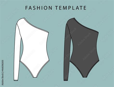Bikini Front And Back View Swimsuit Fashion Flat Sketch Template Stock Vector Adobe Stock