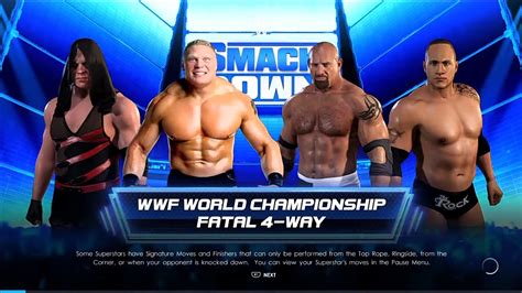 Wwe K Live Wwf Championship Match Fatal Way Regnum Games Live