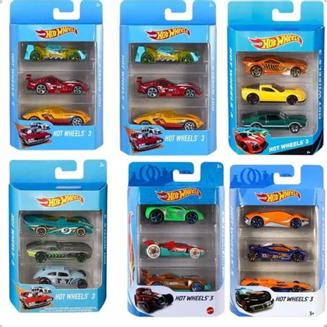 Hot Wheels Pack Carrinhos Mattel Sortidos Carro Mercadolivre