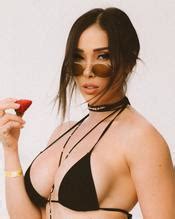 Danik Michell Sexy Hot Black Micro Bikini Photos Aznude