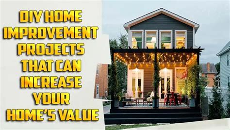 Diy Home Improvement Projects To Boost Home Value