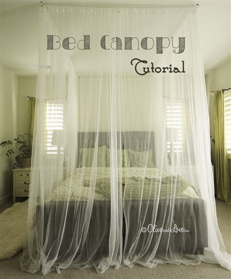 Ceiling Mounted Bed Canopy — Olive And Love