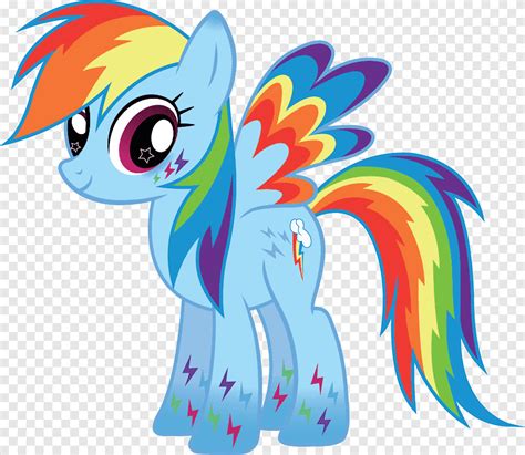 Rainbow Power Rainbow Dash, My Little Pony illustration, png | PNGEgg