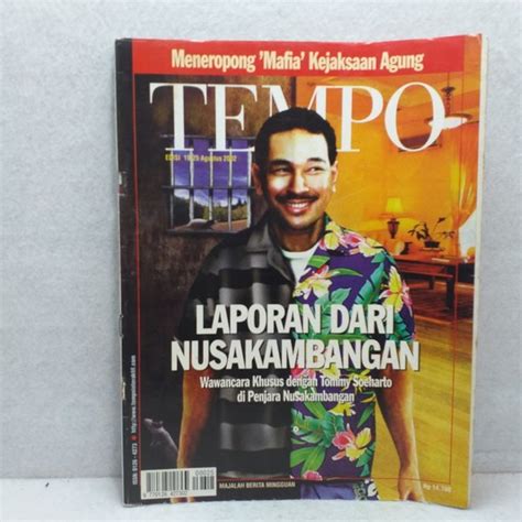 Jual Majalah Tempo Edisi Agustus Laporan Dari