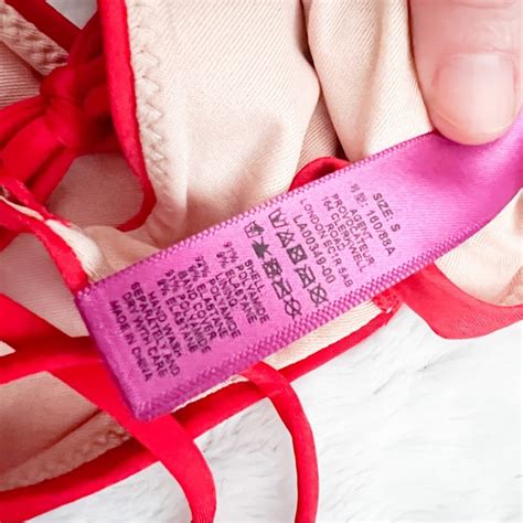 Agent Provocateur Swim Nwt Lagent By Agent Provocateur Robbie Red Triangle Bikini Top Poshmark