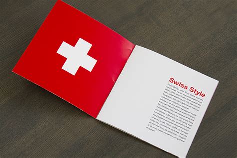 Swiss Design Brochure On Behance