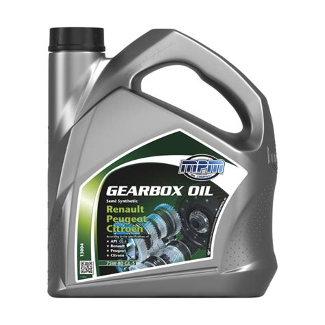 MPM Semi Synthetische Transmissieolie Sae 75w-80 Gl-5 4l 13004 - Auto ...