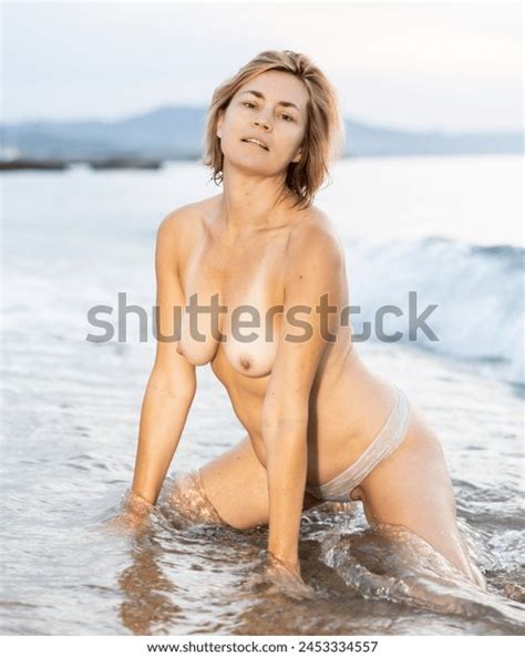 Nude Adult Woman Standing Sensual Pose Stock Photo Shutterstock