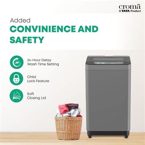 Buy Croma Kg Star Fully Automatic Top Load Washing Machine Anti