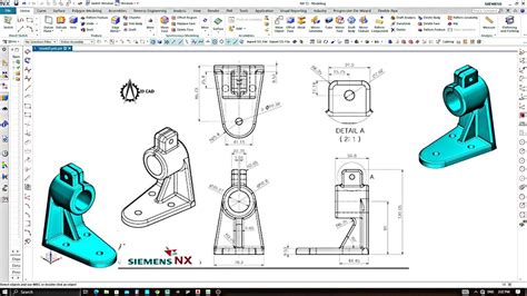 Siemens Nx Tutorial For Practice Machinery Part Design Tutorial