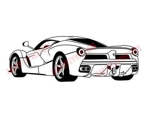 ferrari drawing 6