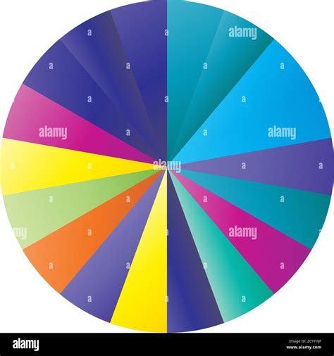 Circle Pie Chart Pie Diagram Icon From 2 To 20 Sections Simple Basic