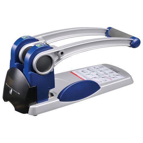 Дырокол металлический СУПЕРМОЩНЫЙ KW-trio, до 300 листов, серебристый с ...