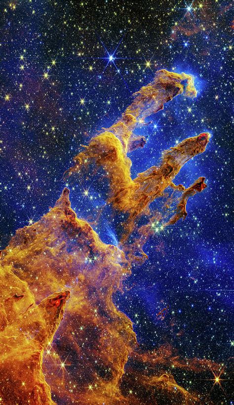 Pillars of Creation James Webb Space Telescope Photograph by Image NASA ...