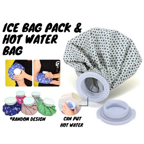 In Reusable Ice Bag Pack Hot Water Bag Bag Tuam Ais Air Panas Dalam Inch