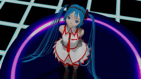 70615 Happy New Year 3 Blue Eyes Hatsune Miku Blender 3d Blue