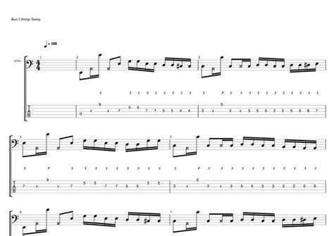 Red Hot Chili Basses The Adventures Of Rain Dance Maggie Tab The White Bass Groove