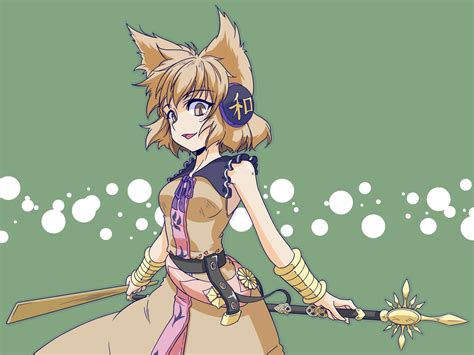 Blonde Hair Green Polychromatic Short Hair Sunatoshi Touhou Toyosatomimi No Miko Wristwear