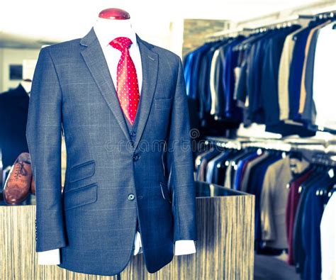 Male Costume On A Mannequin In Men Clothing Store Stock Image Image