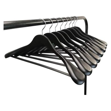 Coat Hanger 8 Pack Drevy Wood Hangers Trouser Hangers Extra Wide