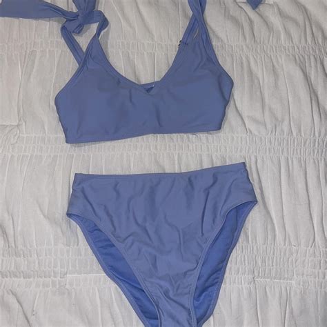 Blue Bikini Brand New Size S Depop