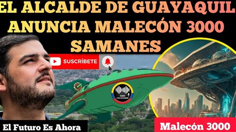 AQUILES ÁLVAREZ ANUNCIA LA CREACIÓN DEL MALECÓN 3000 EN PARQUE SAMANEZ