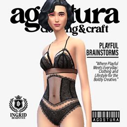 Id Lingerie I Brooke Gallery The Sims Create A Sim Curseforge