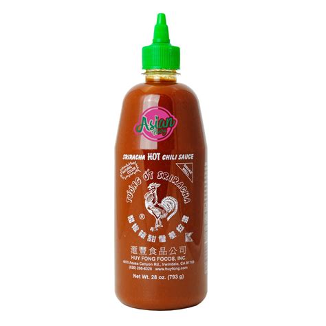 Huy Fong Sriracha Hot Chilli Sauce 793g Asian Pantry Asian Grocery