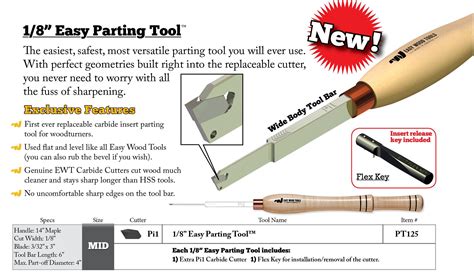 Easy Wood Lathe Parting Tool