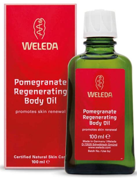 Weleda Pomegranate Regenerating Body Oil - Гранатовое восстанавливающее ...
