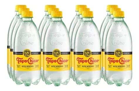 Agua Mineral Topo Chico 12 Pzas De 600 Ml Envío gratis