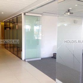 Раздвижные офисные перегородки купить в Москве | Изготовление и монтаж ...