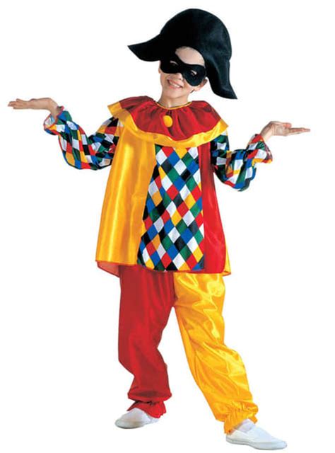 Boys Fun Harlequin Costume Funidelia