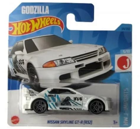 HOT WHEELS 1 64 NISSAN SKYLINE GT R R32 GODZILLA 2023 SHORT CARD JDM MEGA RARE 25 48 PicClick UK