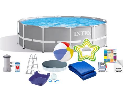INTEX 26716 15w1 BASEN STELAŻOWY 366x99cm NOWOŚĆ - 7647210503 ...