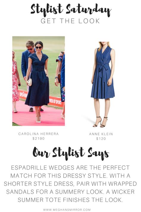 Get Meghan Markles Denim Dress Style Meghans Mirror