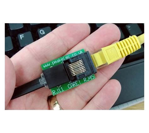 RJ11 to RJ45 Adapter Pair | Peak Electronic Design Limited