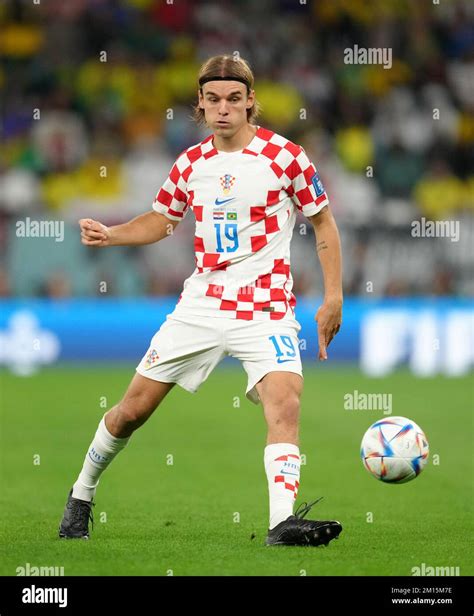 Borna Sosa della Croazia durante la partita di Quarter-Final della